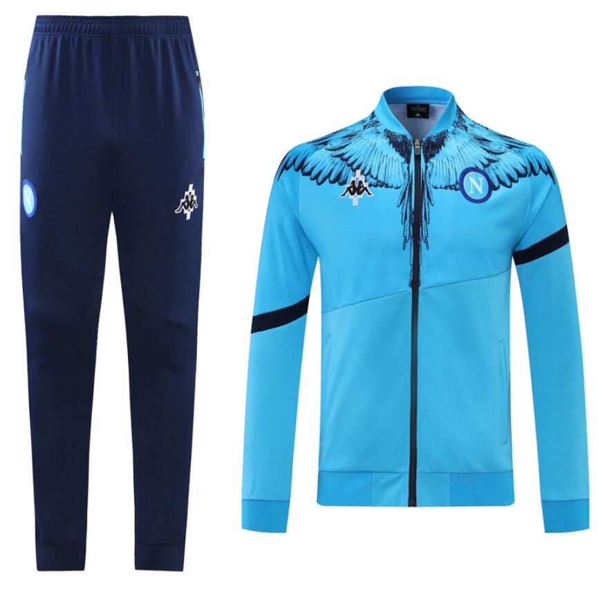 2021/22 Napoli Blue Training Kits Jacket with Pants